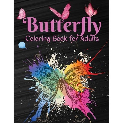 Butterfly Coloring Book For Adults By Gabrielle Noyce Paperback Target