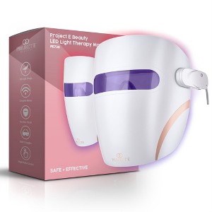 Project E Beauty Led Face Mask Light Therapy | Red Light Therapy Mask  |Blue Led Face Mask | Collagen Boost | Anti-Wrinkle | Wireless Face Mask Facial - 1 of 4