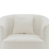 Acme Furniture 39" Odette Accent Chair Beige Chenille: Linen Upholstery, Wood Frame, No Assembly Required - 4 of 4