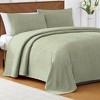 Collections Etc Unique Tufted Stripe Chenille Bedspread - 2 of 3
