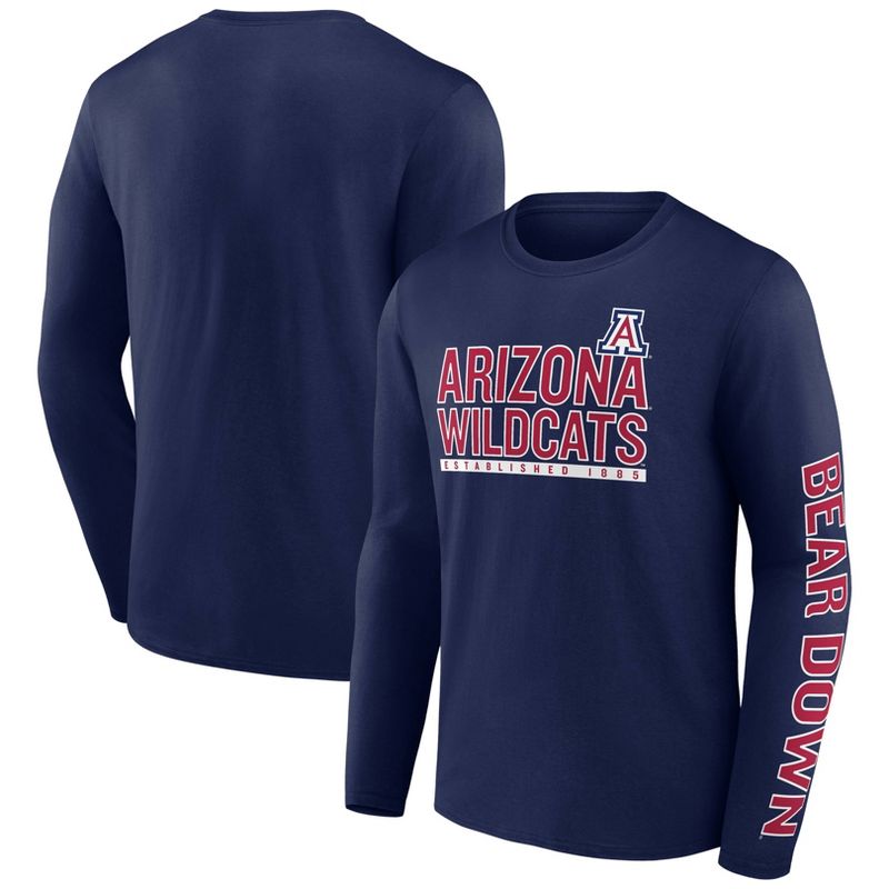 NCAA Arizona Wildcats Men&#39;s Chase Long Sleeve T-Shirt, 1 of 4