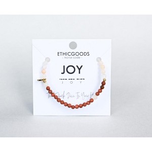Morse Code Bracelet: JOY | ETHIC GOODS - 1 of 4