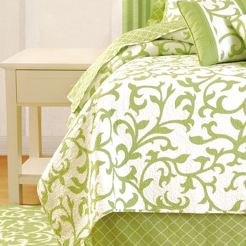 C&F Home Serendipity Green Quilt, 3 of 4