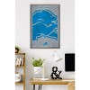 Trends International NFL Detroit Lions - Logo 25 Framed Wall Poster Prints - 2 of 4