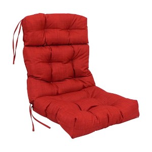 Blazing Needles, 20-inch by 42-inch Spun Polyester Solid Outdoor Tufted Chair Cushion - 1 of 2
