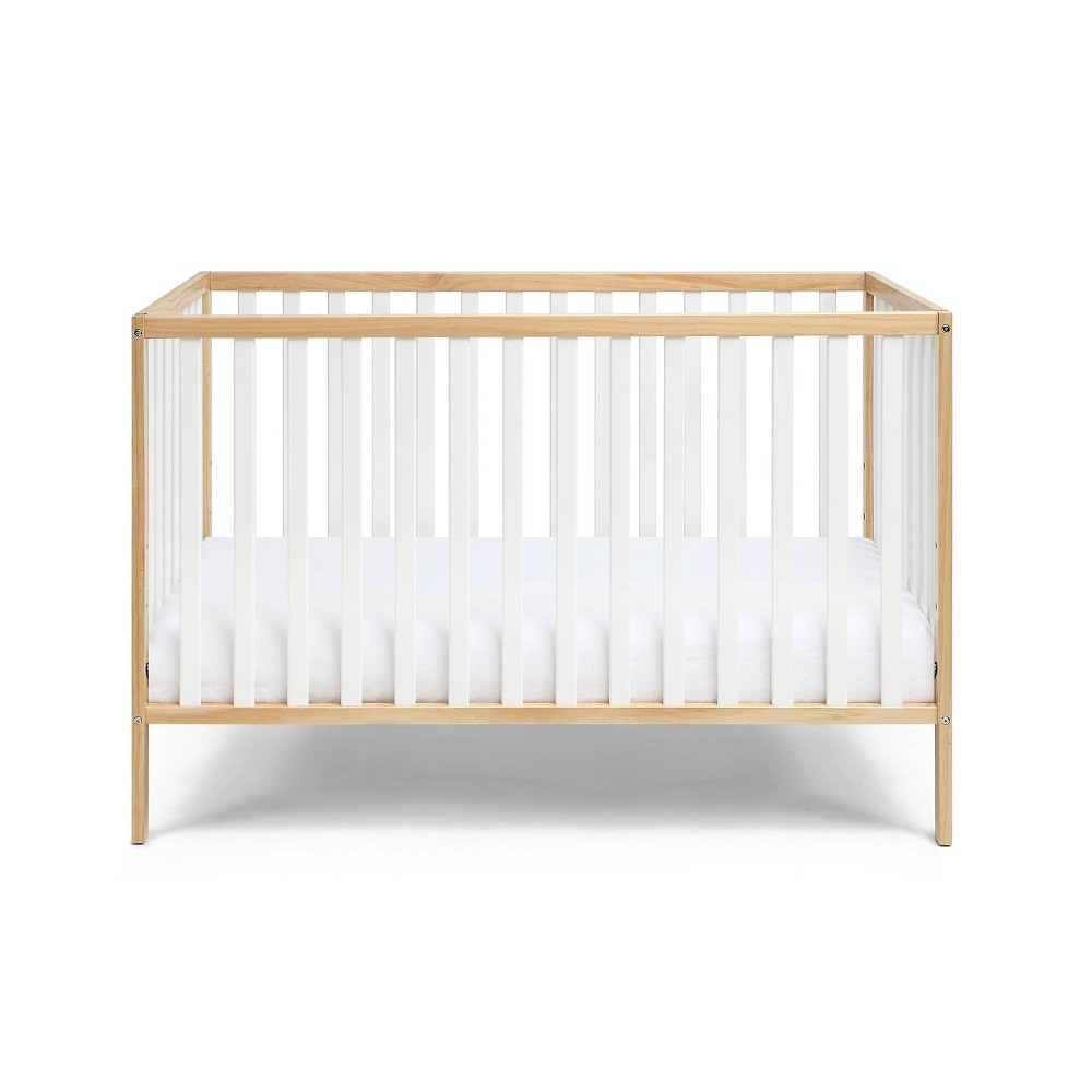 Photos - Cot Baby Cache Deux Remi 3-in-1 Convertible Island Crib - Natural/White