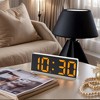 REGALWOVEN Digital Corded Electric Plastic Adjustable Brightness Alarm Clock 6.1"L x 0.9"W x 2.5"H 1 Pc - 2 of 4