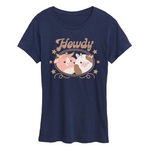 Women's - Squishmallows - Howdy Cows Short Sleeve Graphic T-Shirt - 1 of 4