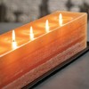Vance Kitira 22.75" Layered Brick Candle, Yellow - 3 of 3