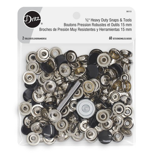 12 Sets Snap for Clothing Snaps Button Snap Fastener Kit Press Studs Snap  Fasten