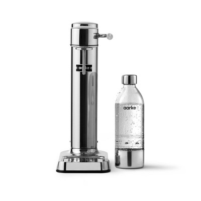 White PET Bubble Bottle Water Carbonator Soda Machine Carboniser for Drinking Water Soda Water with 2 x 1 Litre BPA 