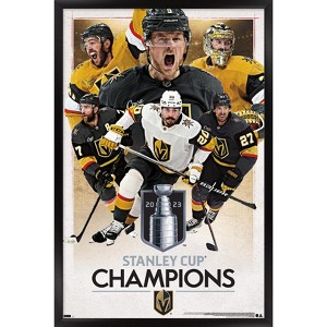 Trends International NHL Vegas Golden Knights - 2023 Stanley Cup Champions Framed Wall Poster Prints - 1 of 4