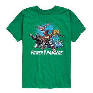 Boys' - Power Rangers - Zords Short Sleeve Graphic T-Shirt - 1 of 3
