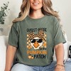 Cutest Goose At The Pumpkin Patch - Womens Garment Dyed Tee - 3 of 3