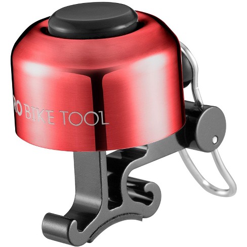 Pro Bike Tool Bicycle Bell For Handlebars Crisp Clear Long Sound Ringer For Adults Or Kids Bikes Red Target
