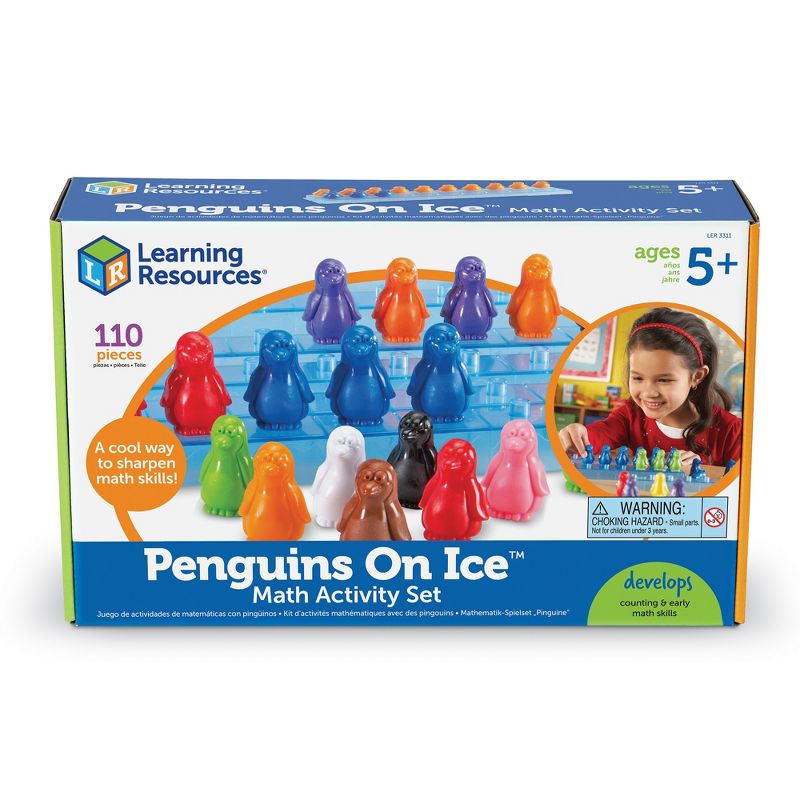 Learning Resources Penguins On Ice Math Activity Set, Homeschool, Early Math Skills, 110 Pieces, Ages 5+, 5 of 7