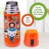 Octonauts Above & Beyond Stainless Steel 13 oz Insulated Water Bottle for Boys - Easy to Use for Kids - Reusable Spill Proof BPA-Free Orange Water - 3 of 4