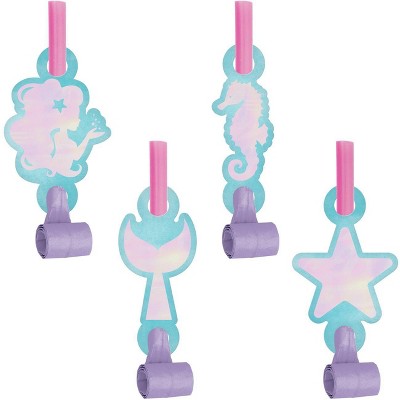 24ct Iridescent Mermaid Party Blowers