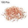 Unique Bargains Wire Hollow Out Clips Metal Prevent Tearing Pages Home Office Paper Clip 100 Pcs - 3 of 4