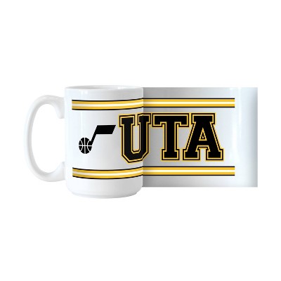 NBA Utah Jazz Stripe Sublimated Mug - 15oz