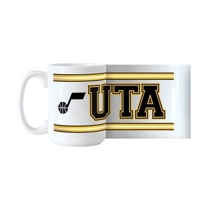 NBA Utah Jazz Stripe Sublimated Mug - 15oz - 1 of 1