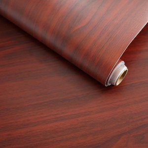 Red Wood Peel and Stick Wallpaper Rolls Self Adhesive Countertop Furniture Vinyl Contact Paper (Covers 36 sq. ft.) - 1 of 4