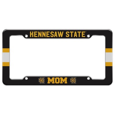 Kennesaw State University Mom License Plate Tag Frame