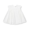 Hope & Henry Baby Short Sleeve Special Occasion Linen Pintuck Dress, Infant - 2 of 4