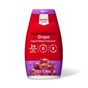 Grape Liquid Water Enhancer Drops - 1.62 fl oz - Market Pantry™ - 1 of 3