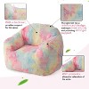 Oversized Bean Bag Chair, Memory Foam Lounger for Adults & Kids, Dorm Room Couch Replacement for Living Rooms, Bedrooms, Blue - 3 of 4