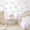 Greenery Kids' Wall Decor - Decalcomania: Botanical Sage Green Self-Adhesive Wall Decals, 18 Pieces, 10" x 3" - 3 of 4