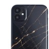 Black Glossy Marble Case For iPhone, Soft Flexible Slim TPU Gel Rubber Smooth Cover, Shockproof and Anti-Scratch by Insten - 4 of 4