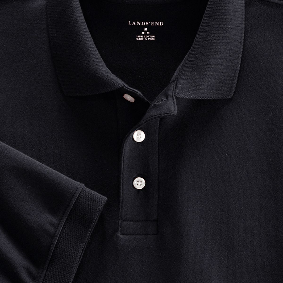 Lands' End School Uniform Women's Short Sleeve Interlock Polo Shirt - thumbnail 6