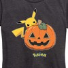 Women's - Pokémon - Pikachu Pumpkin Short Sleeve Graphic T-Shirt - 2 of 4