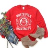 Simply Sage Market Women's Graphic Sweatshirt North Pole University Distressed - 2 of 2
