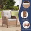 Gymojoy Outdoor Patio Chair Table with Ottoman High Back Club Chair - 4 of 4