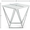 Meridian Furniture,Skyler Chrome End Table - 3 of 4