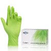FINITEX Green Nitrile Gloves - 100, 300 & 1000 PCS 3.2 Mil Powder-Free Gloves Cleaning Medical Exam Food Gloves - 2 of 4