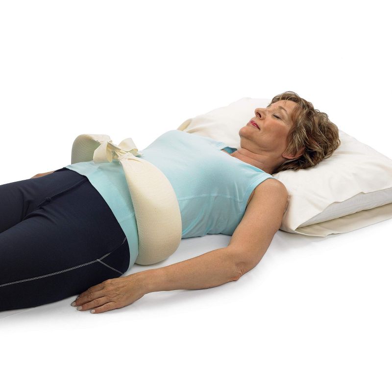 The Original McKenzie night roll by OPTP — Low Back Pillow for Sleeping and Round Back Support Pillow for Spine and Side Support - Size Large/XL, 2 of 7