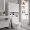 GlasFlength Bathroom Storage Cabinets, Stylish and Functional Storage for Every Room, Designs for Bedroom, Living Room, White,32.3”*7.9”*70.2" - 4 of 4