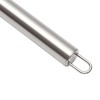 Unique Bargains 12" Black Wire Whisk Stainless Steel Silicone Black Silver Tone - 2 of 4