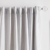 Martha Stewart 2pk 84" Ticking Stripe Back Tab Blackout - 2 of 4