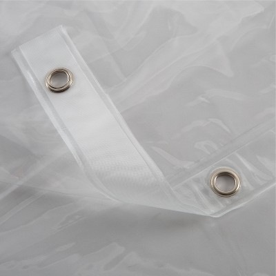 Eco-Friendly Clear PEVA Shower Curtain Liner with Rust Resistant Grommets
