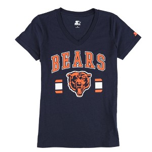 G-III Sports Womens Chicago Bears Graphic T-Shirt, Blue, Medium - 1 of 2