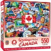 MasterPieces 550 Piece Jigsaw Puzzle - Greetings From Canada - 18"x24". - 2 of 4