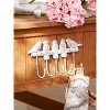 5.39 Indoor/outdoor Birds Wall Hook Metal Plant Stand Silver - Zingz &  Thingz : Target