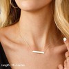 Dainty Y-Pendant Layered Necklace - 14K Gold Plated Adjustable Choker for Women - 4 of 4
