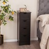 Costway 32.5'' Bathroom Floor Cabinet with Anti-tipping Device Freestanding Towel Cabinet - 4 of 4