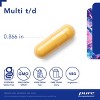 Pure Encapsulations Multi T/D - Daily Wellness, Cardiovascular & Immune Health* - Rich in Vitamins & Minerals - Gluten Free & Vegetarian - 3 of 4