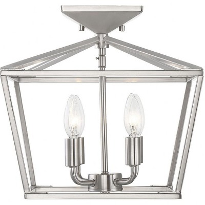 Savoy House Townsend 4 - Light Semi-Flush Mount in  Satin Nickel